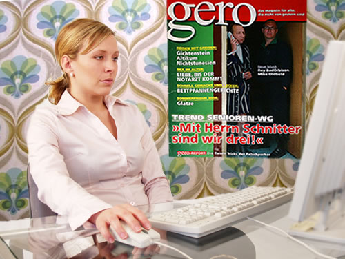 Silver Care-Macherin Hueten: Pflegedienstleitung am Camillo-de-Lellis und seit 2004 federf�hrende Herausgeberin der Fachzeitschrift gero - das magazin f�r alte, die nicht von gestern sind